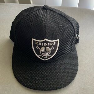 Raiders fitted Hat size 7 1/8